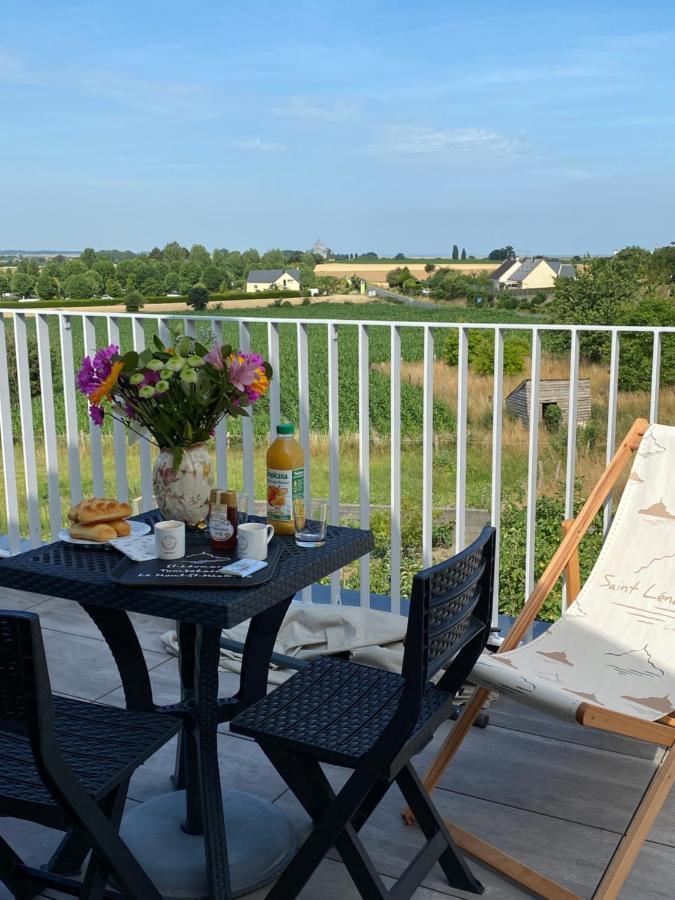 Appartement Lu'Ermael Avec Vue Mont Saint Michel Courtils Bagian luar foto