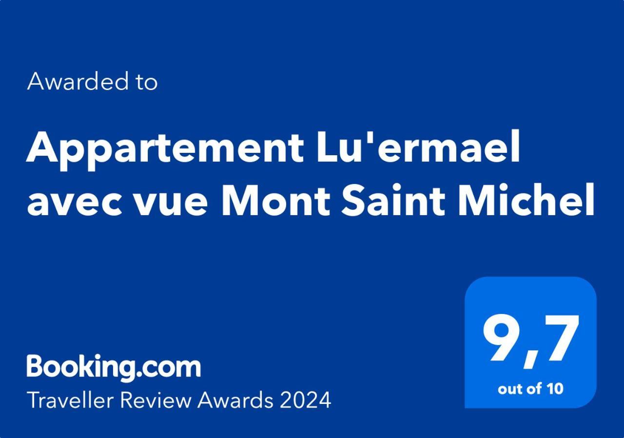 Appartement Lu'Ermael Avec Vue Mont Saint Michel Courtils Bagian luar foto