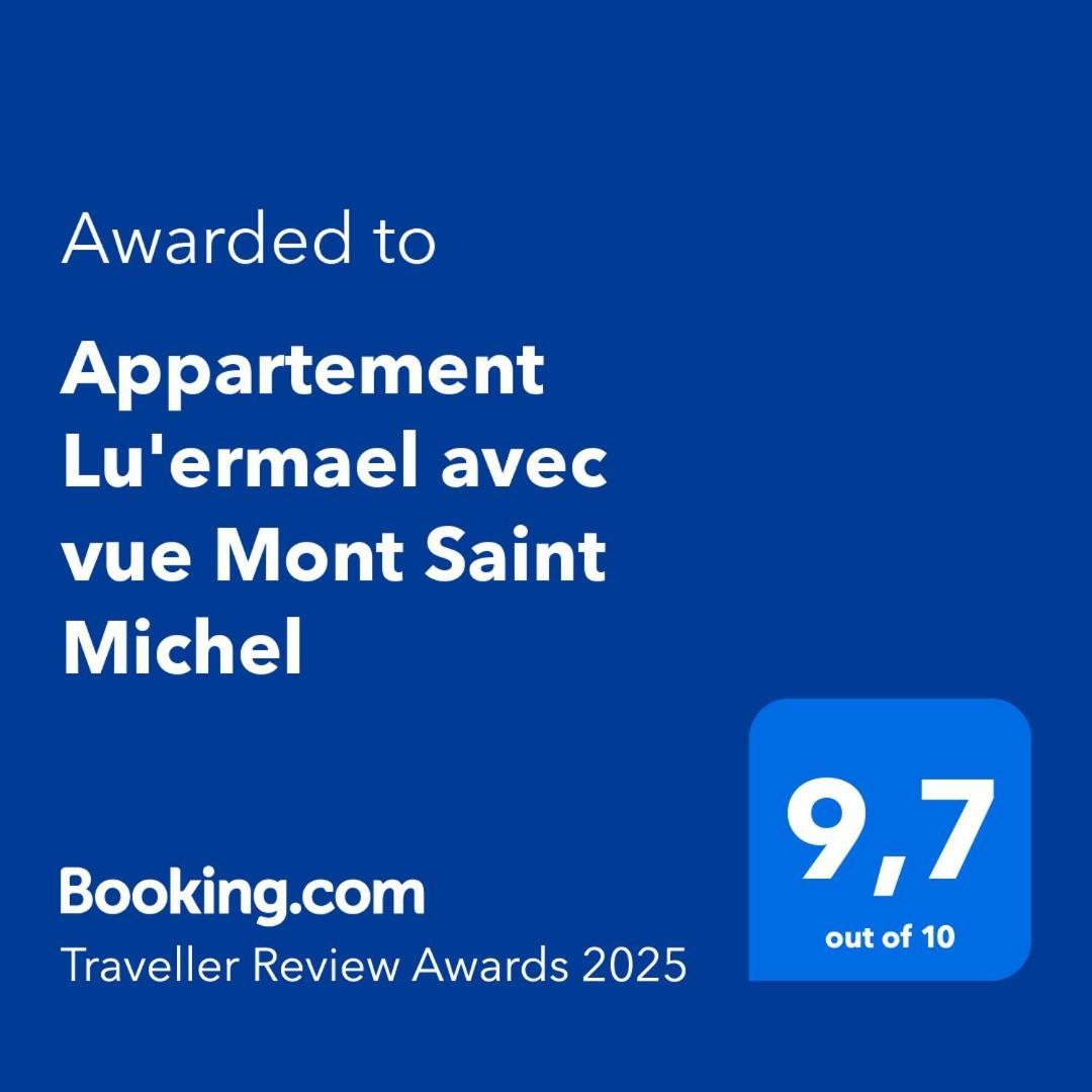Appartement Lu'Ermael Avec Vue Mont Saint Michel Courtils Bagian luar foto